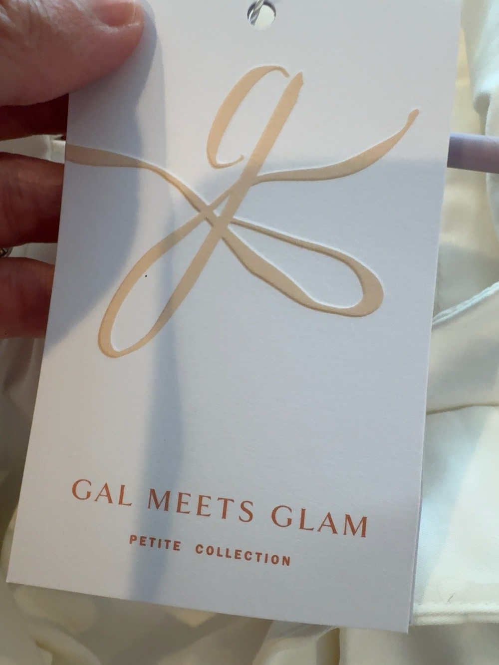 Gal Meets Glam White Tiered Bow Back dress NWT size 4 - Picture 6 of 6